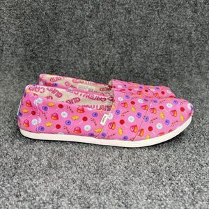 Toms Alpargata Candy Land Shoes Women's 8.5 Pink Slip On Comfort Loafer Sneakers